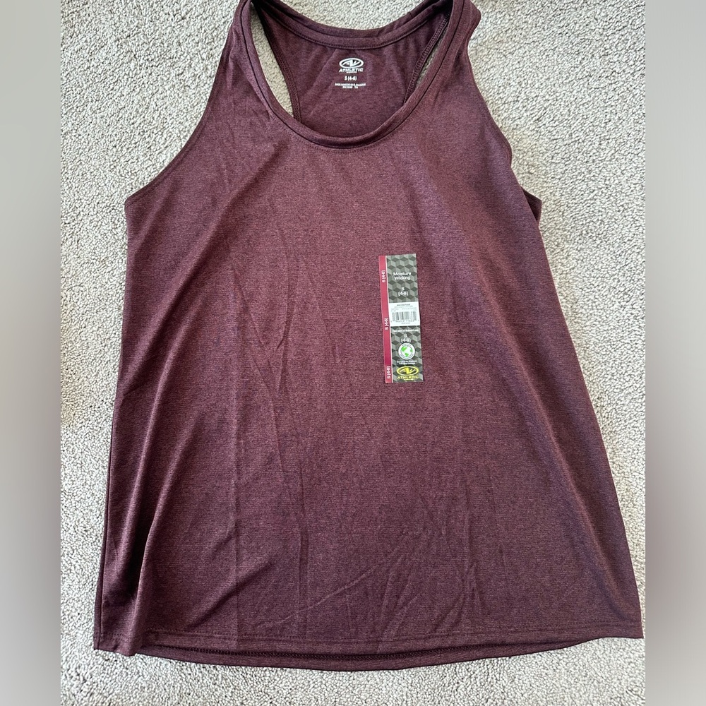 Athletic Works Women's Burgundy Tank Top
